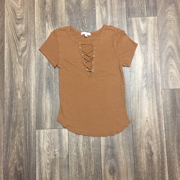 Tops - Lace up top